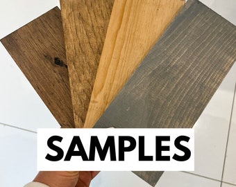 COLOUR SAMPLES for Rustic Floating Shelf | Hand Crafted Solid Wood Shelf | Custom Lengths | Shelving | Home Decor