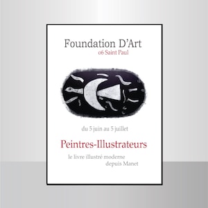 ジョルジュ ブラック ポスター 1966、ジョルジュ ブラック ポスター、鳥のポスター、キュービズム アート、ブラック プリント、モダン アート プリント、展覧会ポスター