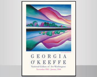 GEORGIA O'KEEFFE,Georgia O'Keeffe Poster,O'Keeffe Print,O'Keeffe Poster,Modern Art Poster,American Art Poster,Landscape Art Print