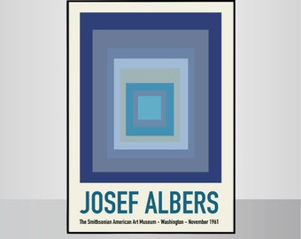 JOSEF ALBERS POSTER 1961,Weimer Art,Bauhaus Poster,Weimer Poster,Josef Albers,German Art Poster