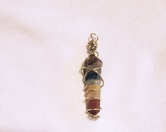 7 Chakra Kundalini Rising Pendant