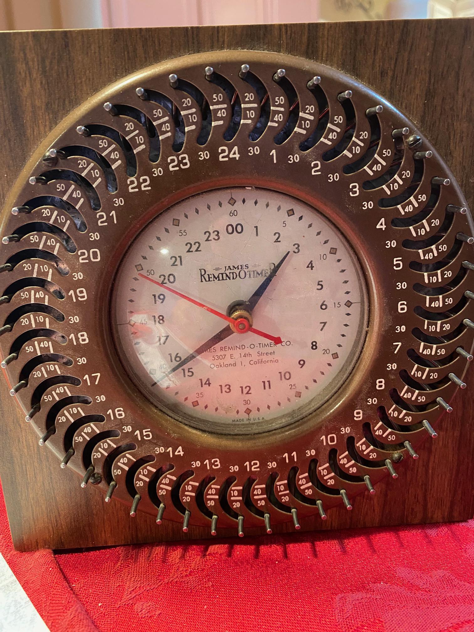James Remind-o-timer, Multi-alarm, Hotel Desk Clock - Etsy