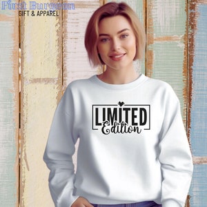 Limited Edition Sweatshirt: Minimalist Birthday Gift