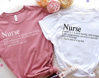 Nurse Definition T-Shirt: Nursing Student Gift