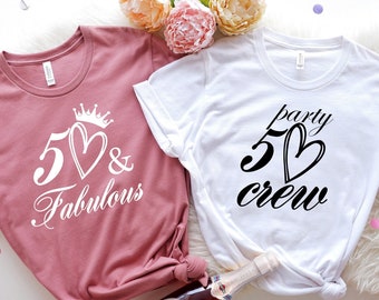 50th Birthday Shirt, Fifty Tee, Bday Gift