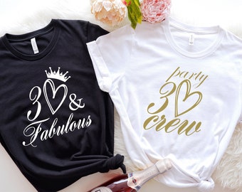 30th Birthday Shirt, Thirty Tee