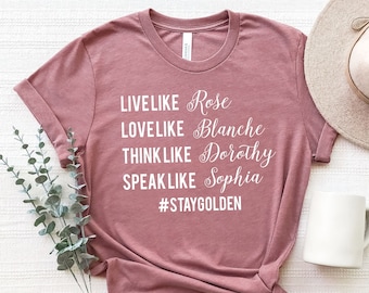 Golden Girls Shirt: Matching Bestfriends Cotton Tee