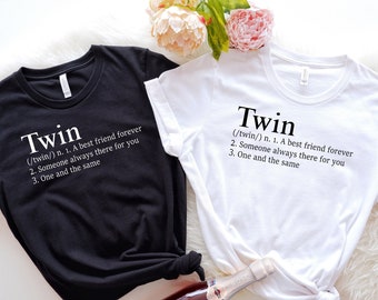 Twin Definition T-Shirts: Matching Sibling Shirts