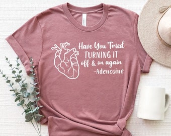 Anatomical Heart T-Shirt: Nurse/Nursing Student Gift
