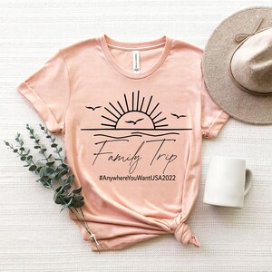 Custom Family Trip T-Shirts: Matching Vacation Tees image 3