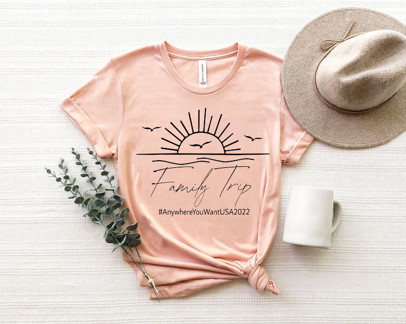 Custom Family Trip T-Shirts: Matching Vacation Tees image 3