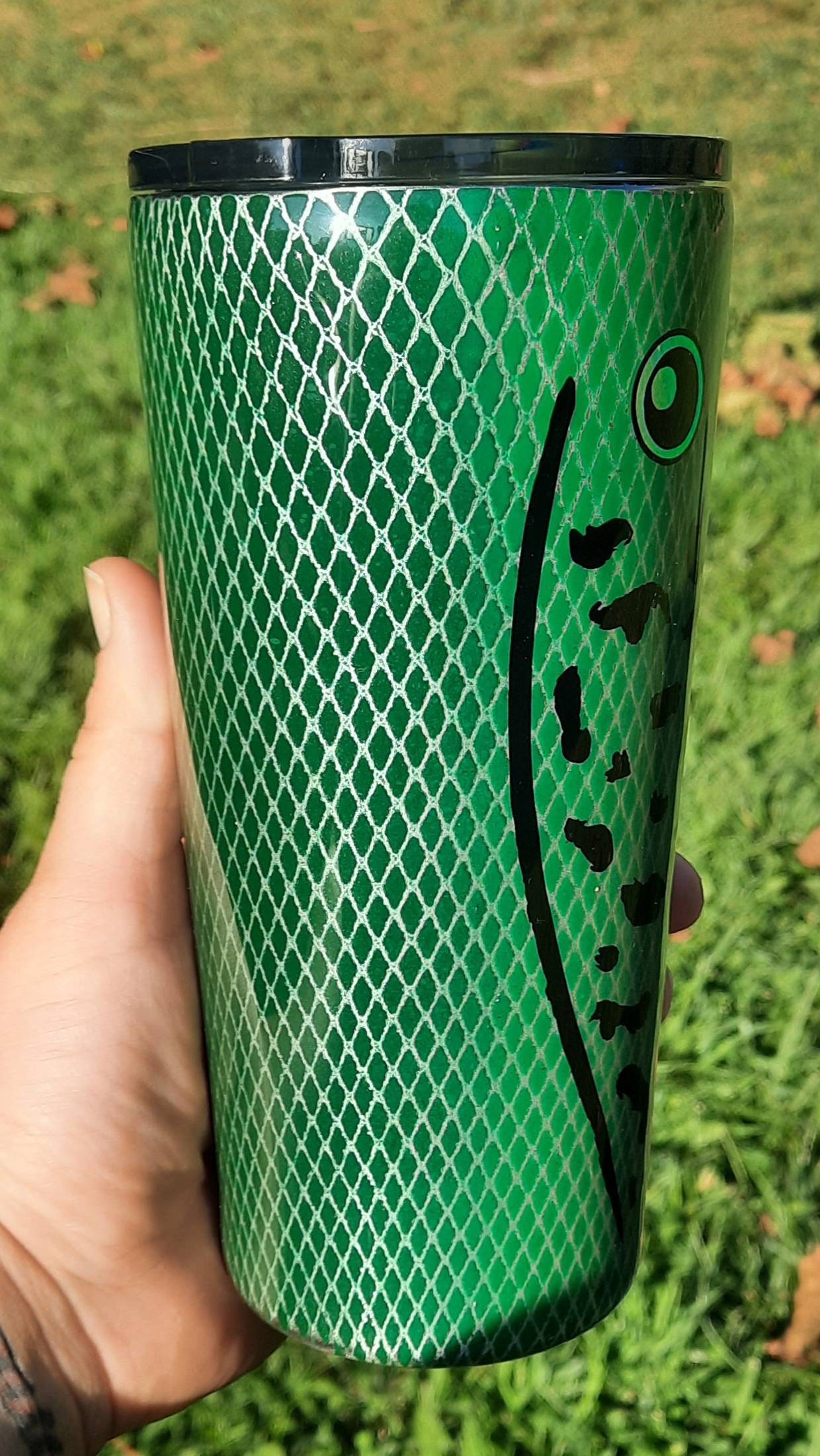 Bass Fishing Lure Tumbler 20oz Stainless Steel Epoxy Tumbler Etsy