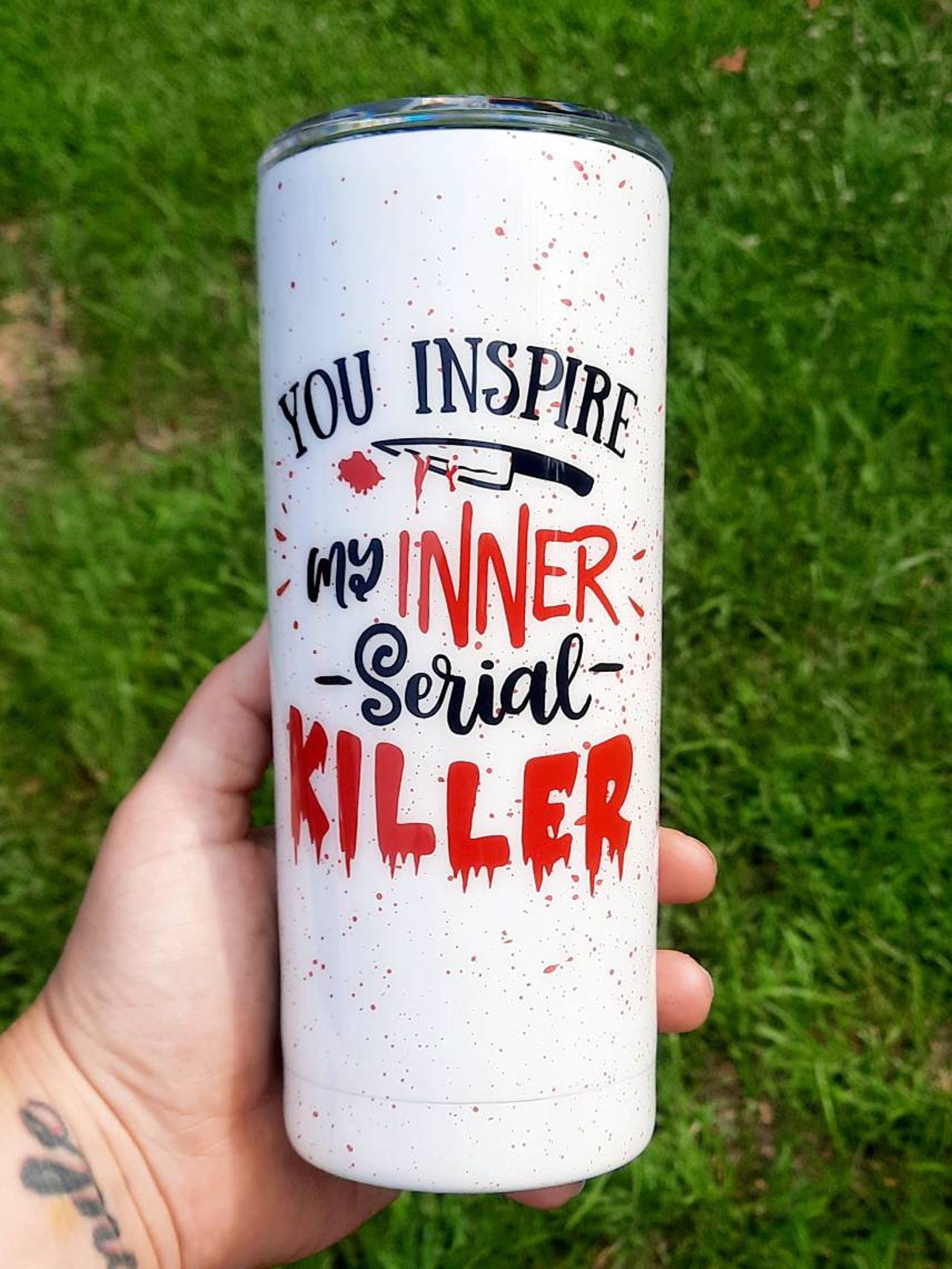 Serial Killer themed Epoxy Tumbler Halloween Travel Coffee Etsy