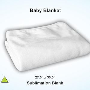 Sublimation Blank Throw Blanket for Heat Press DIY Baby Blankets