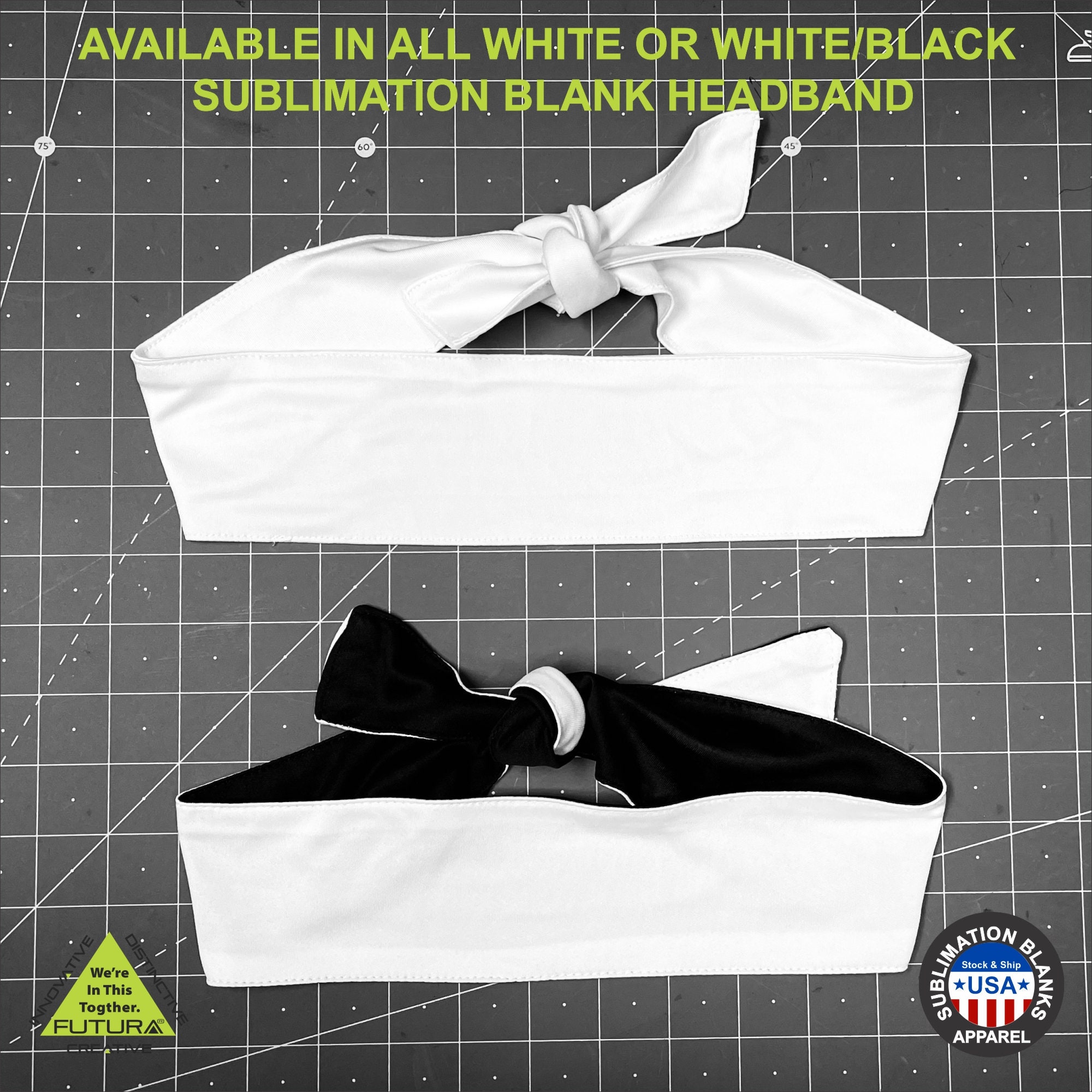 50 Pack Sublimation Blank Headband Both Side Sublimatable Etsy