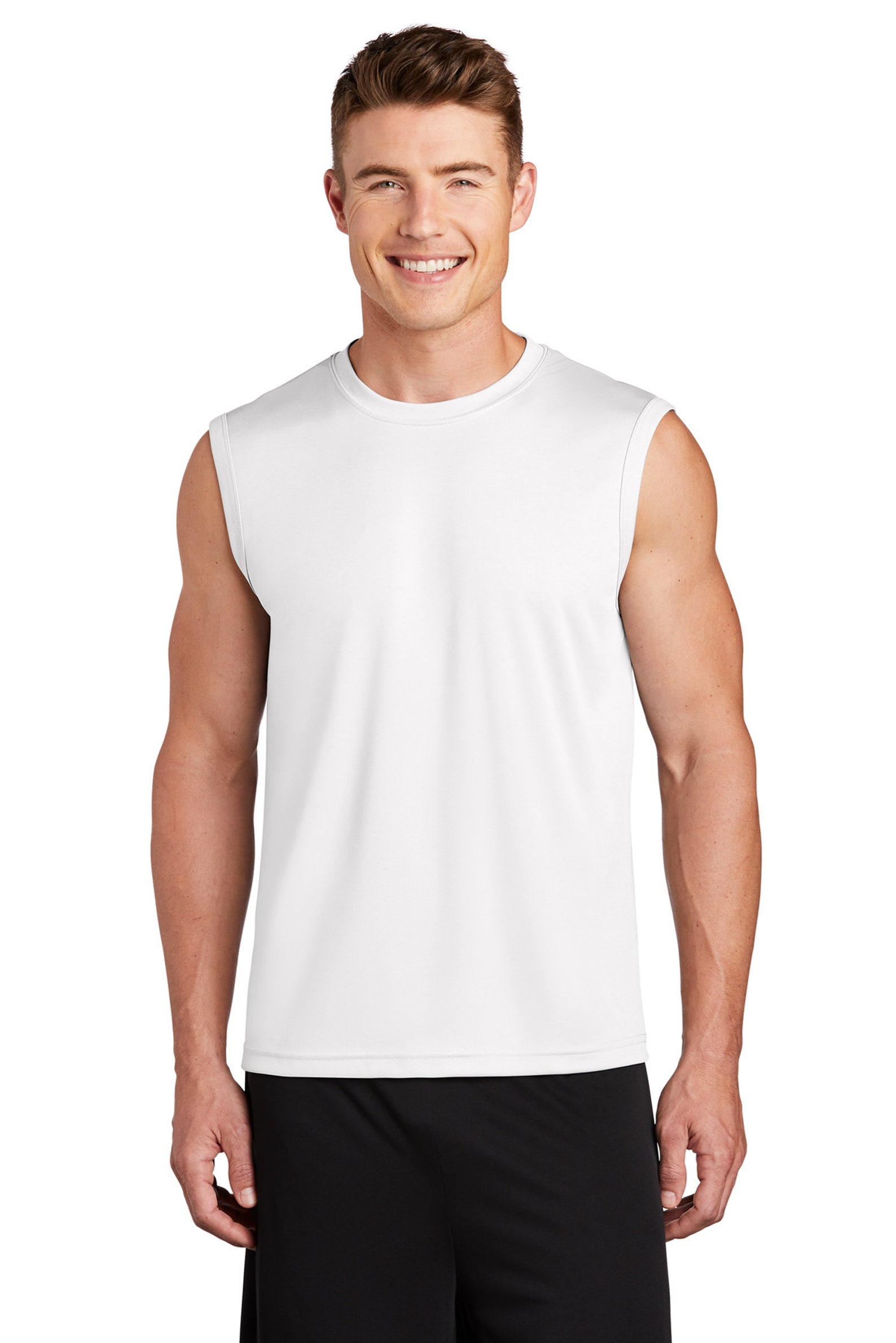 White Adult Sublimation Blank High Quality Muscle Tank Top - Etsy