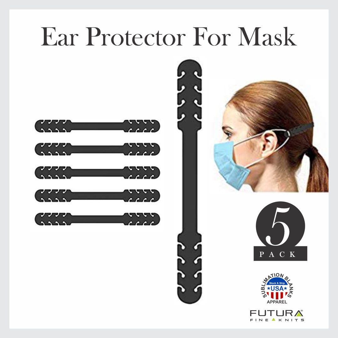 Mask Holder, 5pack Face Mask Extender Strap, Mask Ear Saver Straps for