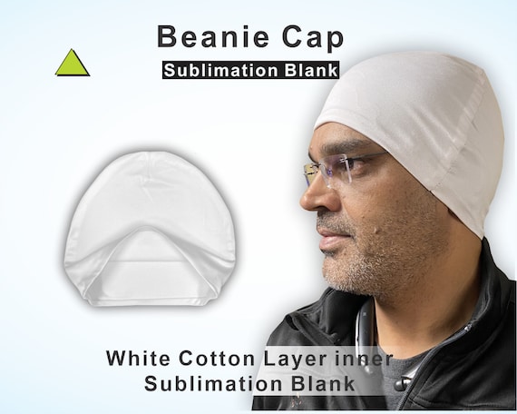 Beanie Cap Skull Cap White 100 