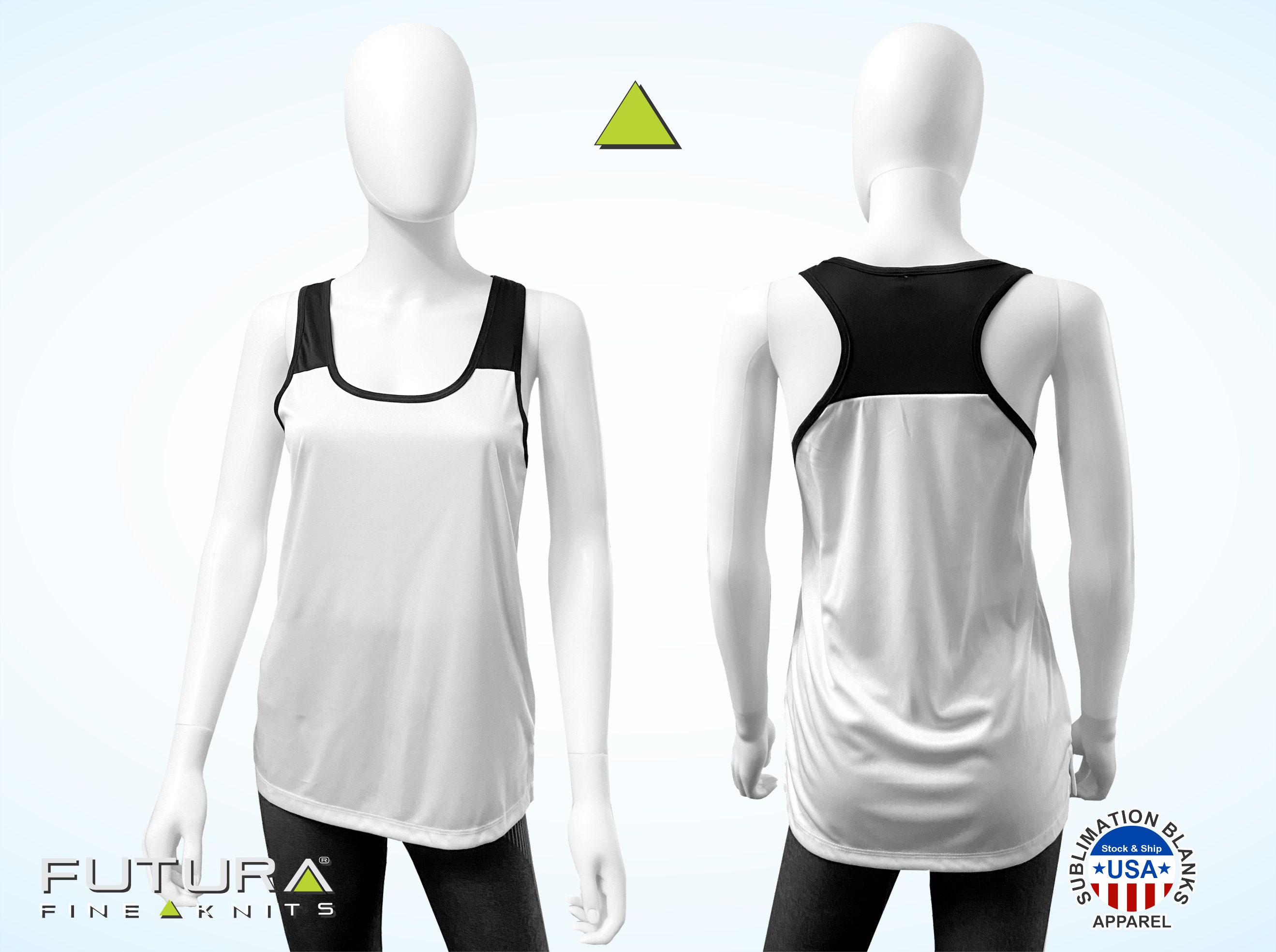 Women's Sublimation Tank Top Shirt With 