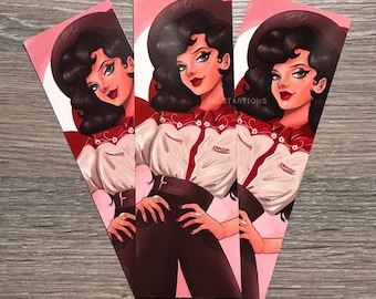 Loving You Cowgirl Bookmark