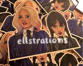 Not hugging is kind of our thing sticker