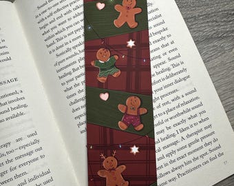 Gingerbread Joy Bookmark