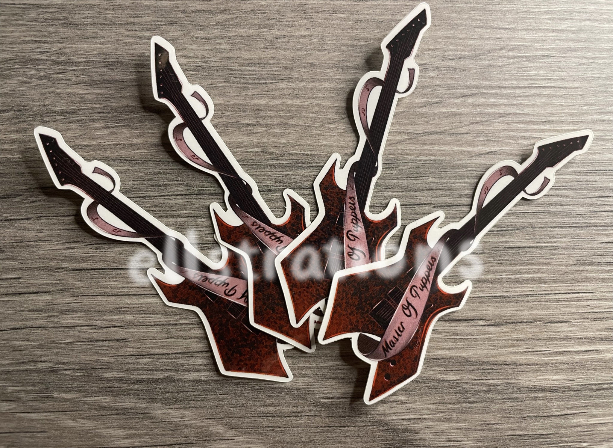 Master of Puppets Guitar Sticker - Etsy