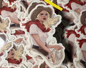 Arizona's Calling Cowgirl Sticker