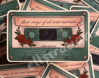 Best songs of all time mixtape Sticker