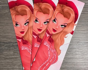 Love Letters Cowgirl Bookmark