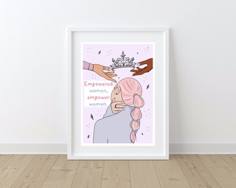 Empowered Women, Empower Women Print | Illustration
