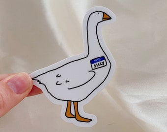 Silly Goose Matte Vinyl Sticker