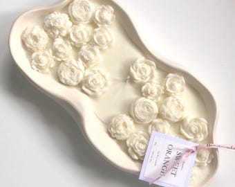 Jesmonite Candle Made With Natural Soy Wax | This Luxury Scented Candle Is The Perfect Unique Gift For Her Or Gift For Him | Home Decor