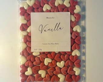 Wax Melt Heart Set Made With Natural Soy Wax | The Perfect Gift For Her Or Gift For Him | Handmade Home Decor And Home Fragrance