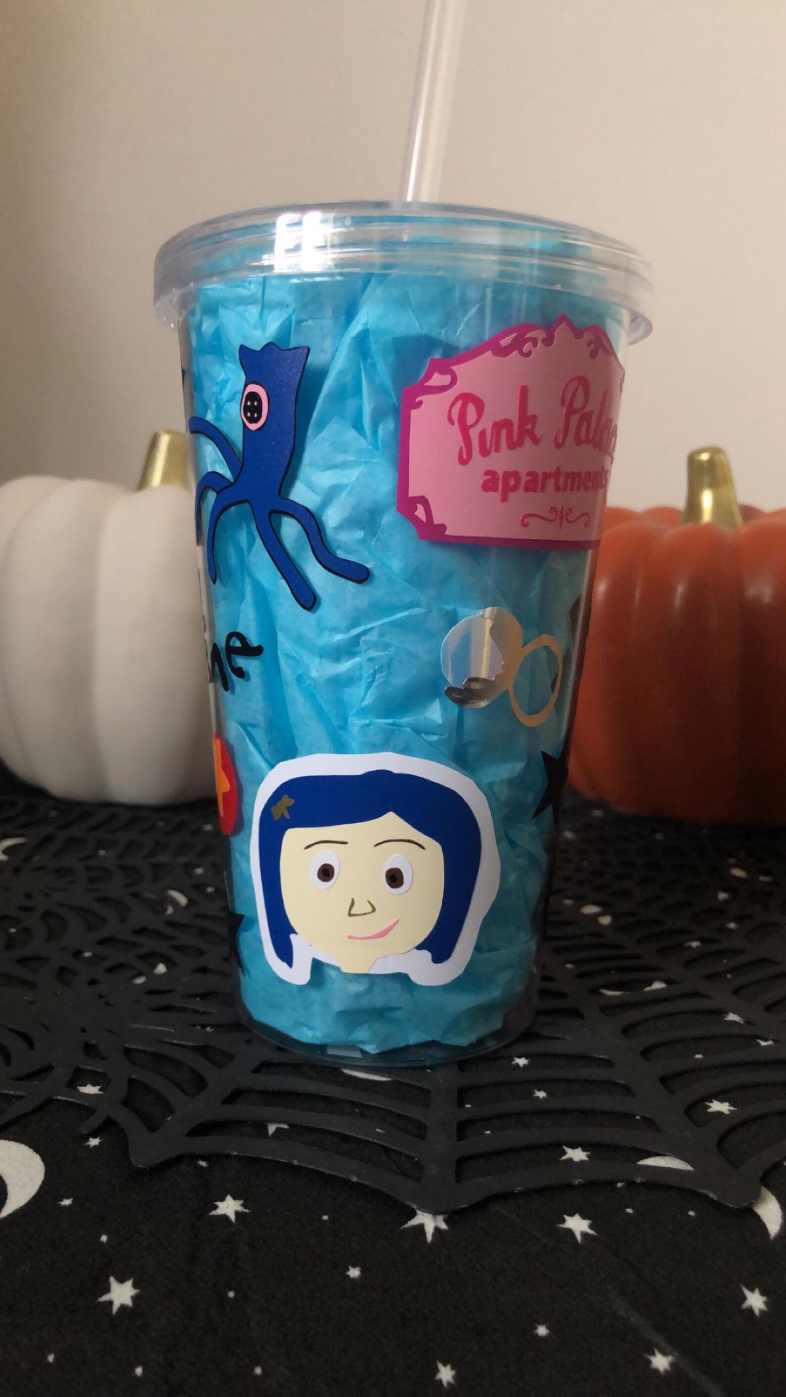 Coraline Theme Tumbler Coraline Gift Gift For Her Gift For Him Coraline Theme Tumbler Coraline Gift Gift For Her Gift For Him