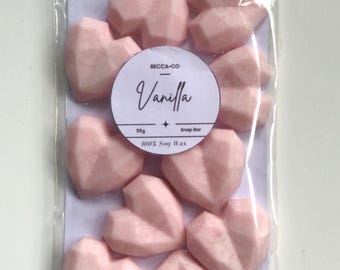 Wax Melt Hearts Mini Set Made With Natural Soy Wax | The Perfect Gift For Her Or Gift For Him | Handmade Home Decor And Home Fragrance