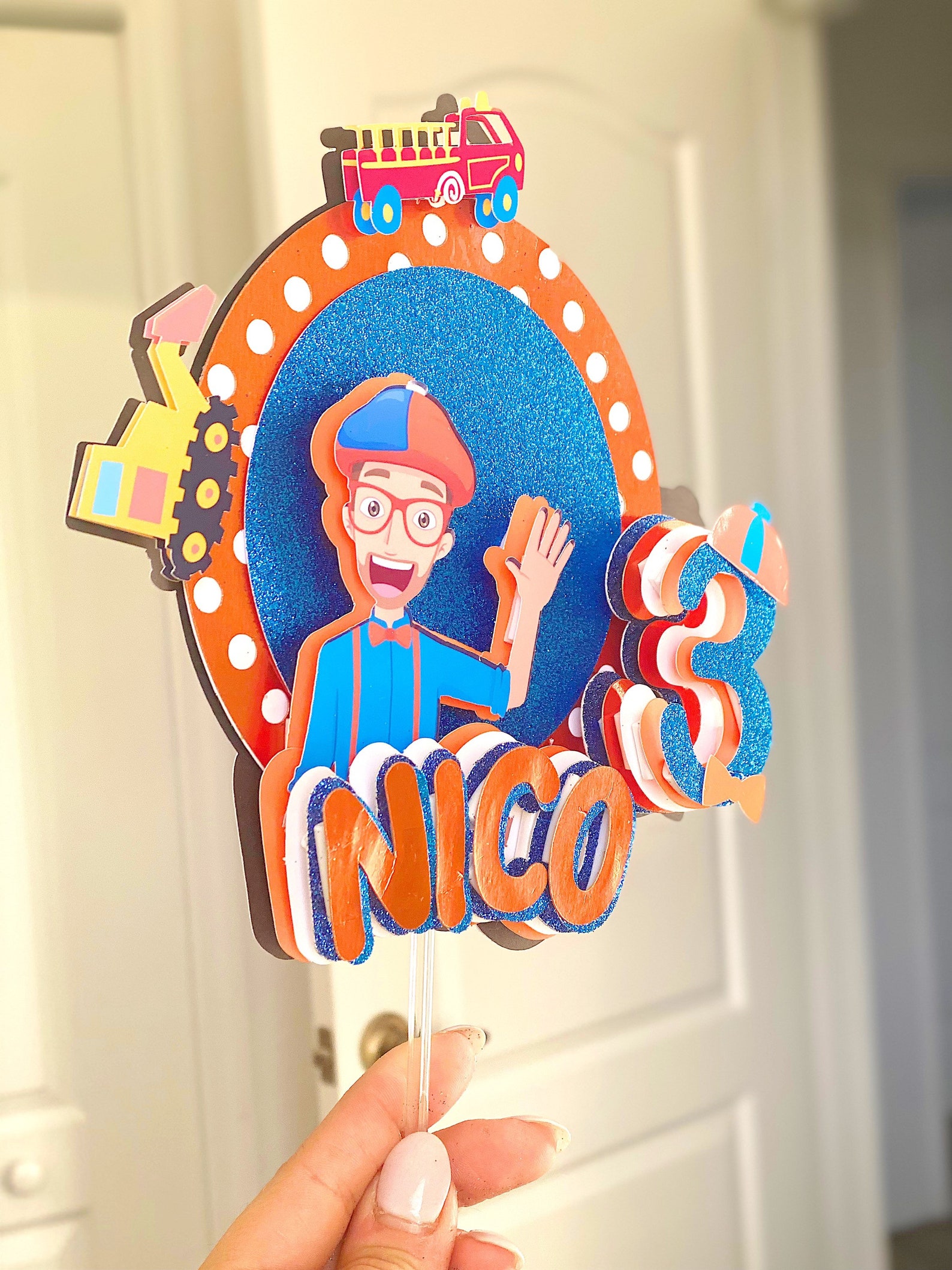 Cake Topper/ Blippi Cake Topper Etsy