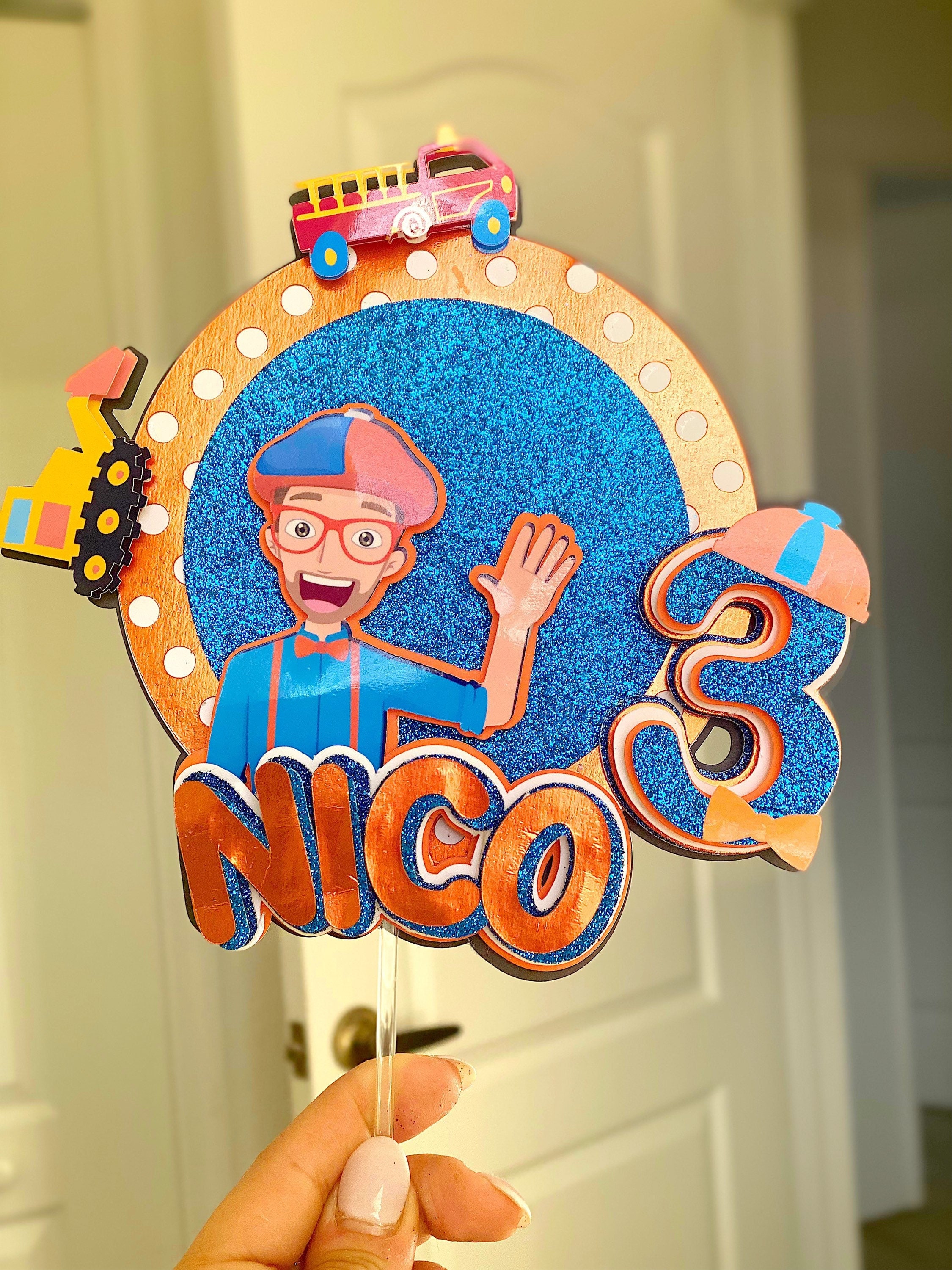 Cake Topper/ Blippi Cake Topper Etsy