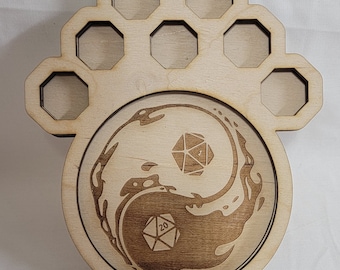 Dice Storage/Drink Coaster Template