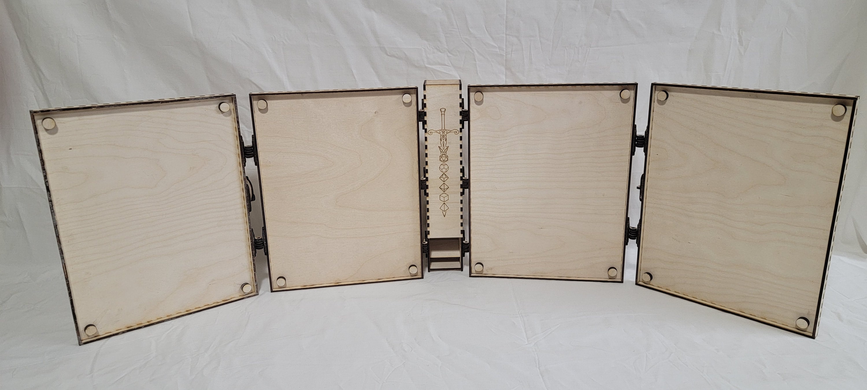 Game Master Screen Wooden File Template - Etsy