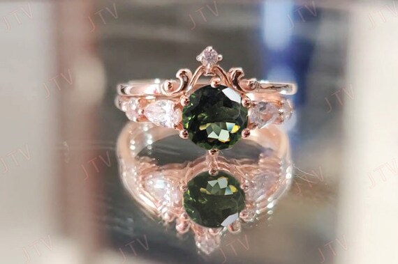 Jtv on sale moldavite rings