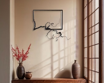 Fusion Frame Driftwood Wandkunst Frame Ontwerp Massief Natuurlijk Hout Handgemaakt Frame Sculptuur Tak Kunst Fotolijst Wandhanger WABI SABI