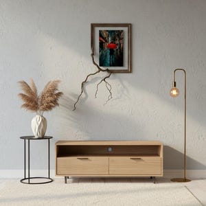 Fusion Frame Drivved Väggkonst Ramdesign Massivt Naturträ Handgjord Ram Skulptur Grenkonst Tavelram Väggbonad WABI SABI