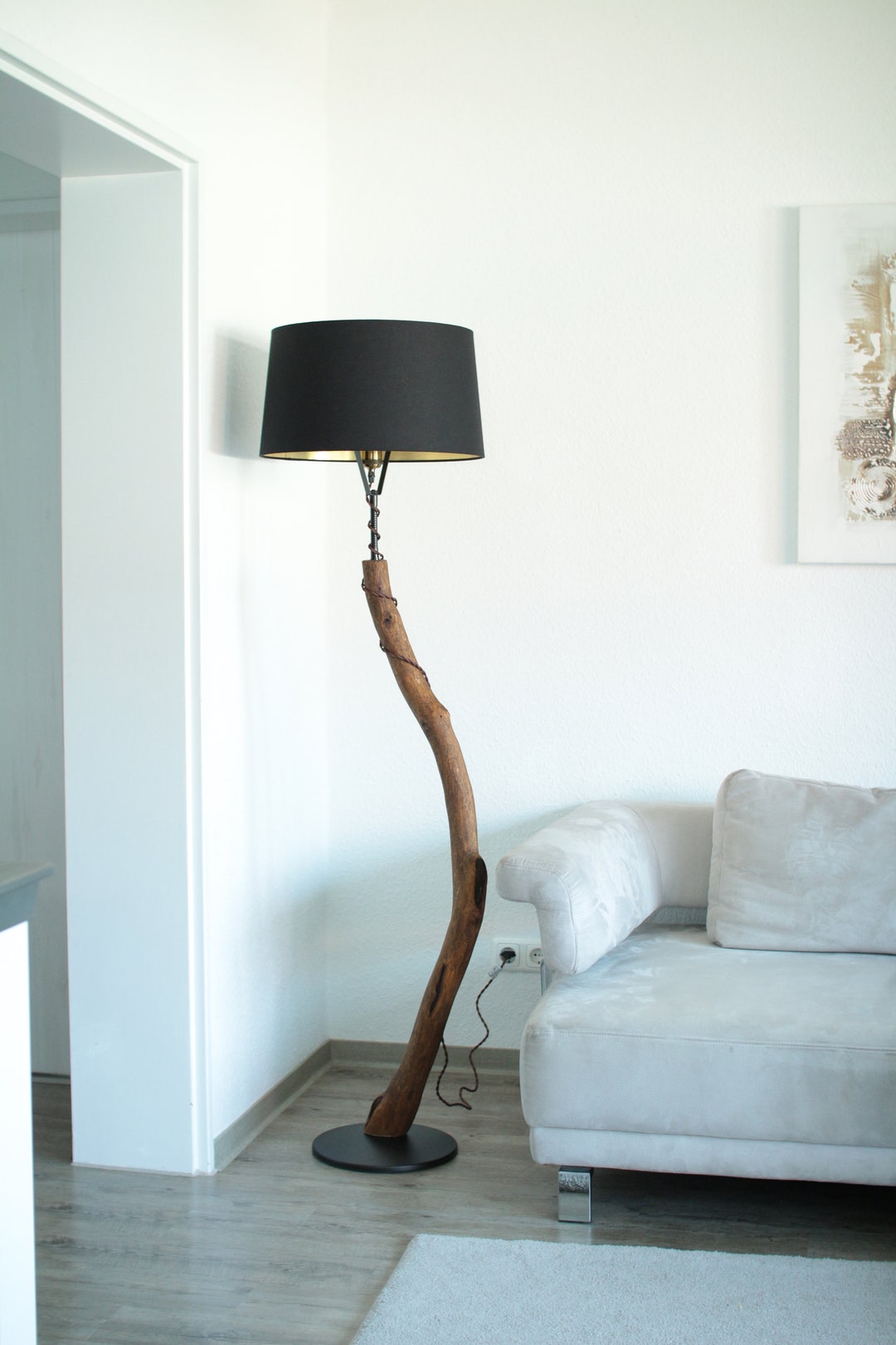 Lamp Wooden Lamp Floor Lamp Design Driftwood Lamp Unique Rustic Floor ...
