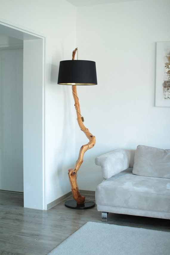 Lamp houten vloerlampen ontwerp drijfhout lamp rustieke - Etsy Nederland