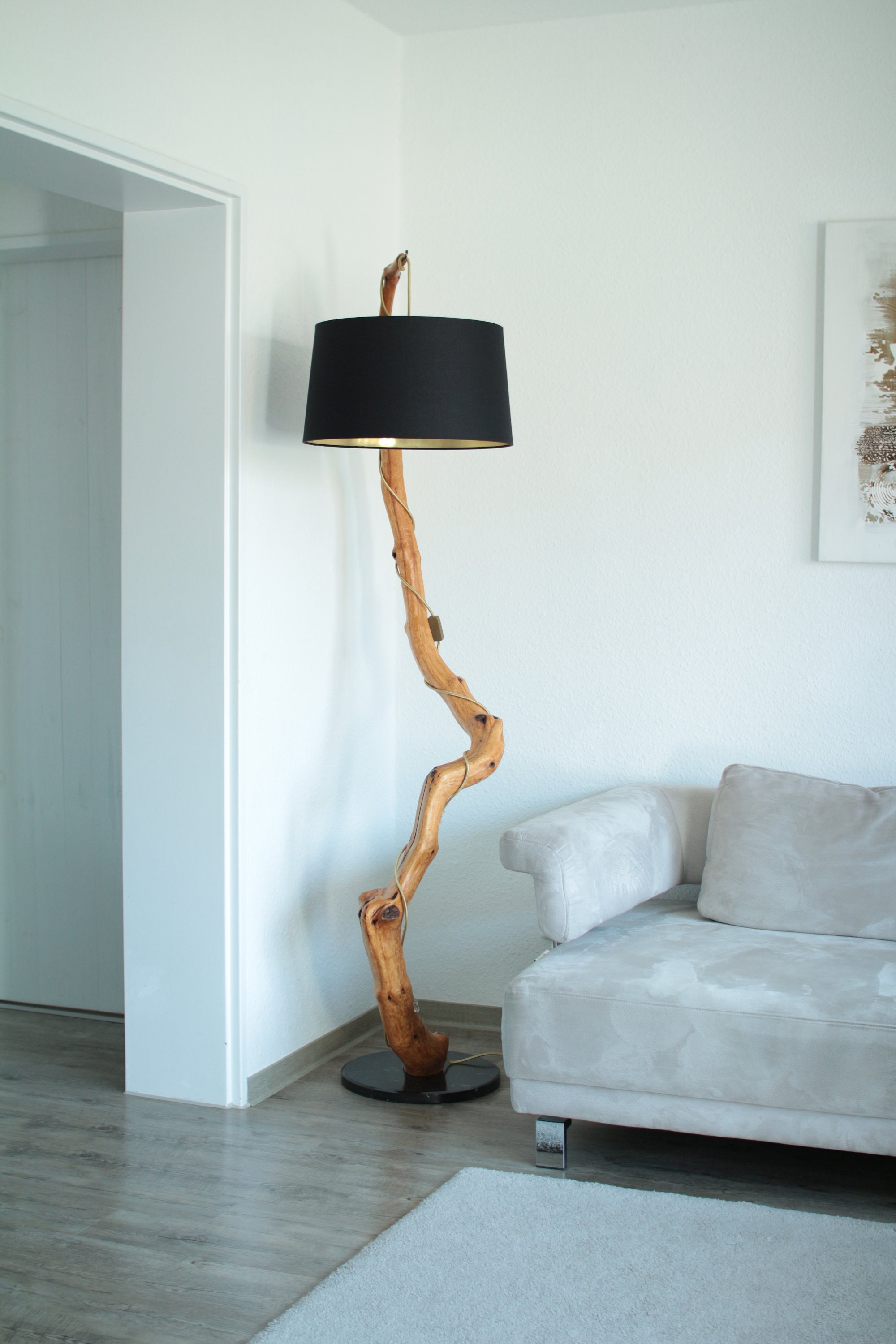 Lamp Wood Floor Lamps Design Driftwood Lamp Unique Rustic Floor