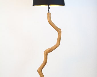 Lampe Leuchte Holzlampe Design Treibholz  | Unikat Rustikal Standleuchte Stehlampe  Zweiglampe