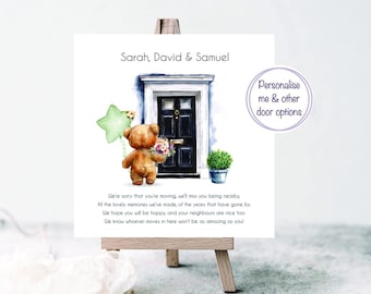 Personalised New Home Card: Moving Away Neighbor Card