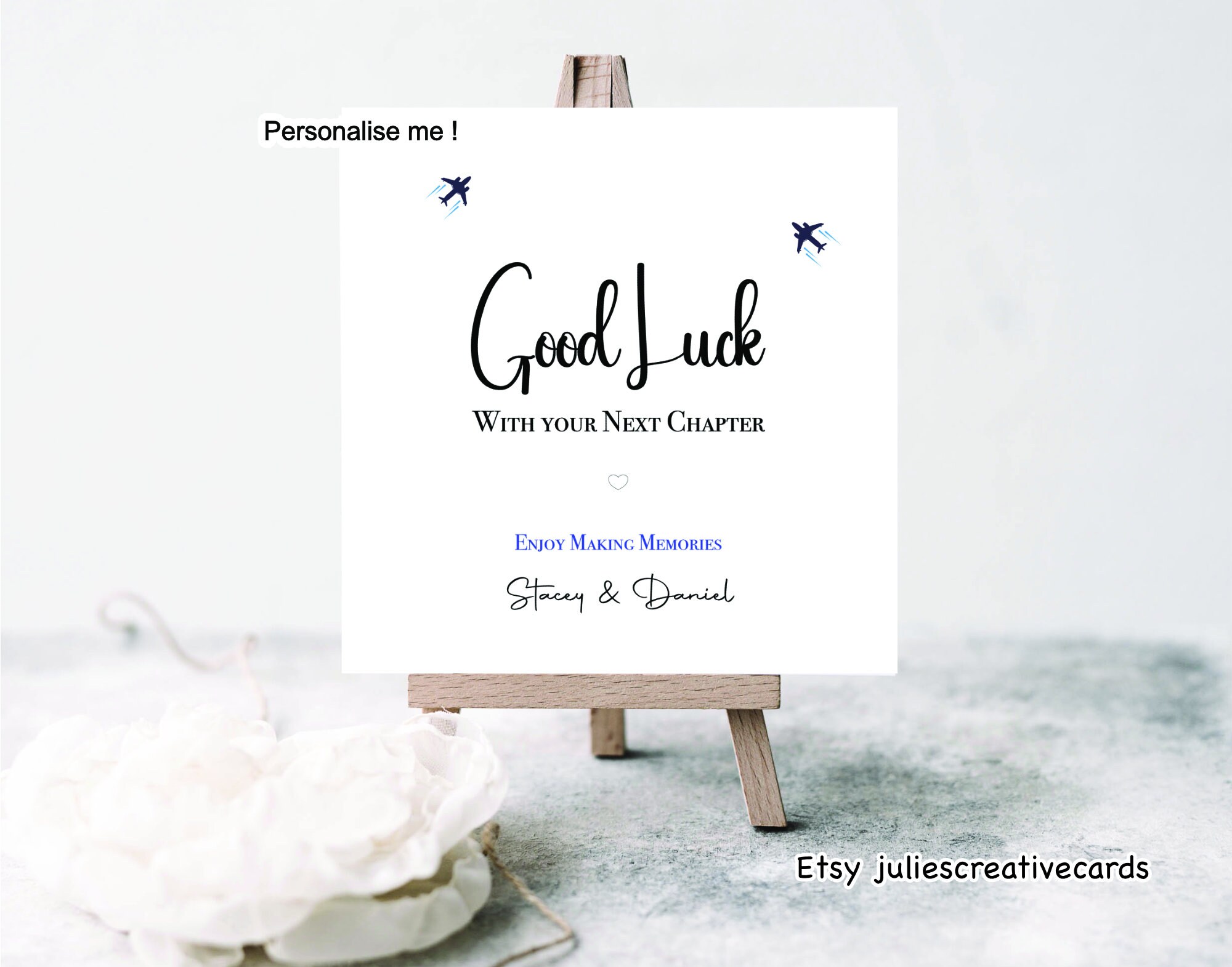 Xpress Yourself Glückwunschkarte „Good Luck“ – Klein & Fein Mit Umschlag, Ca. 8,3x5,1 Cm