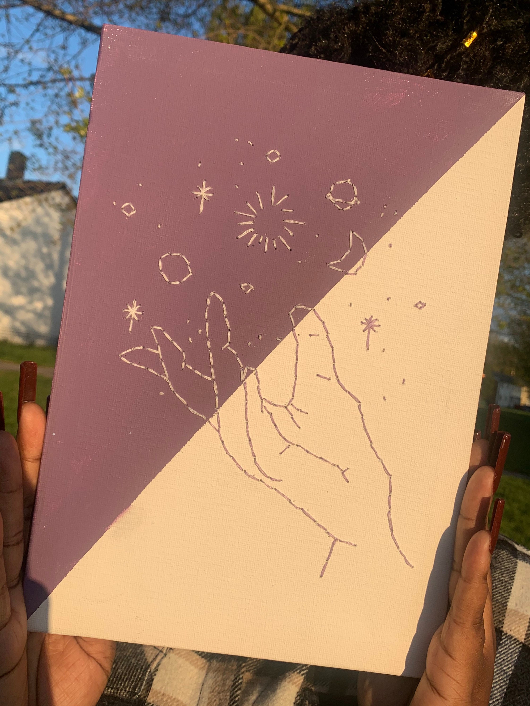 Handmade minimal line art jessecmault canvas  etsy